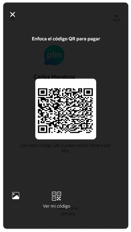2. Escanea el código QR